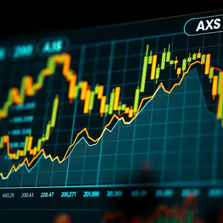 Graph showing rising trend of Axie Infinity Shards coin price over recent months