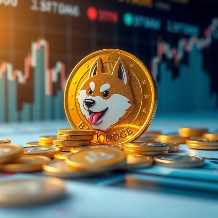 Graph showing upward and downward trends of Baby Doge Coin prices over time