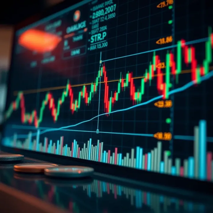 Data Analysis and Decision-Making in Crypto Trading Using Bitcoin Signals Conceptual graphic showing data analysis and decision-making in crypto trading