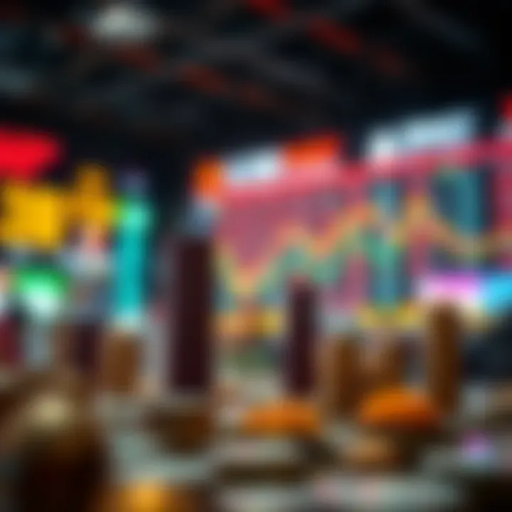 Illustration of economic factors and market trends influencing stock prices in India