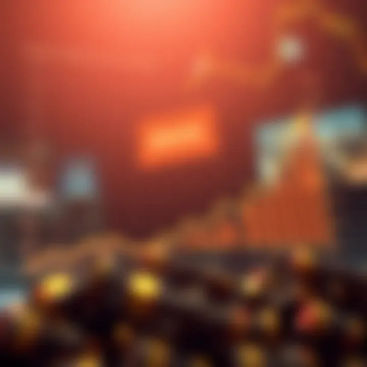 Graph showing historical stock performance and projected growth of a major conglomerate