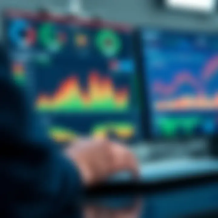 Analysis dashboard showing expert forecasts and risk factors affecting Chainlink investment decisions