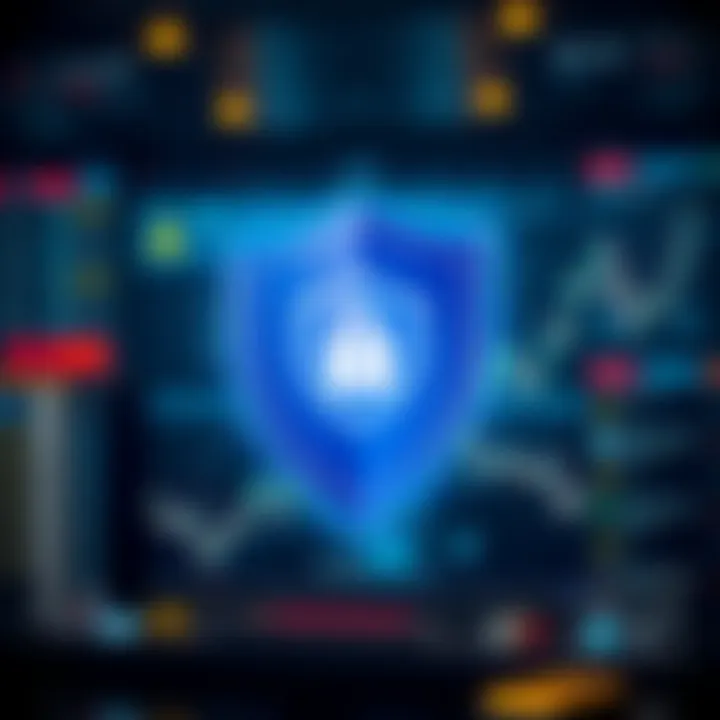 Illustration of safety shield symbolizing secure binary options trading with regulatory compliance