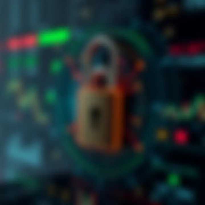 Secure digital lock symbolizing safety and regulatory compliance in trading apps