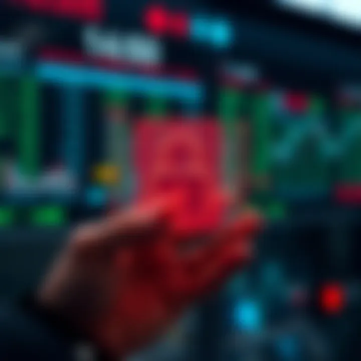 Visualization of account security features protecting online trading access