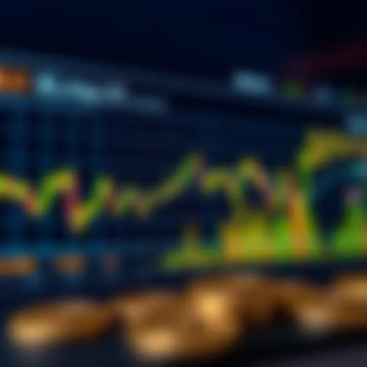 Visualizing Bitcoin Price Trends and Volatility Graph showing fluctuations of Bitcoin prices with trend lines