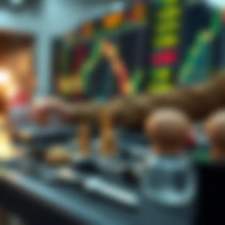 Visual representation of key trading instruments and risk management strategies on Deriv
