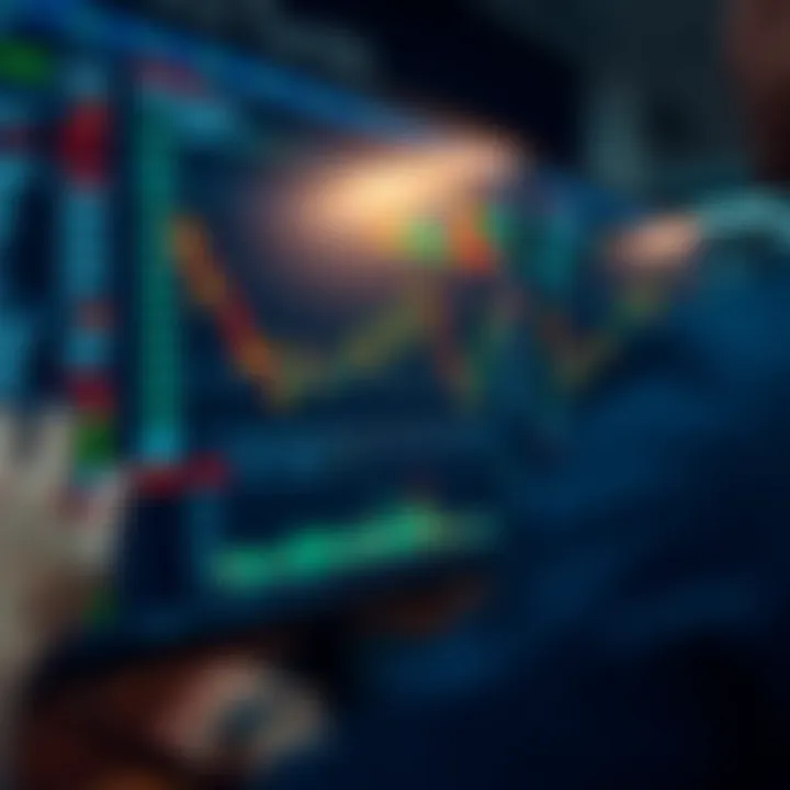 User interface of a deriv trading platform displaying live trading data and charts