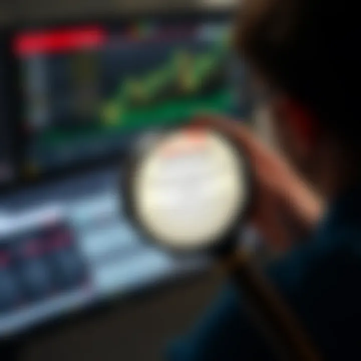 Illustration of bonus offer activation with magnifying glass highlighting terms and conditions