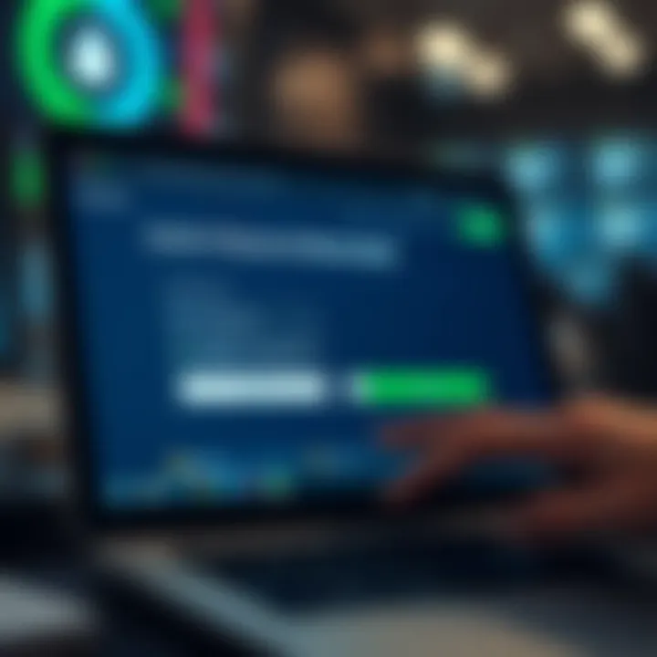 User interface showing the Quotex password recovery page with input fields