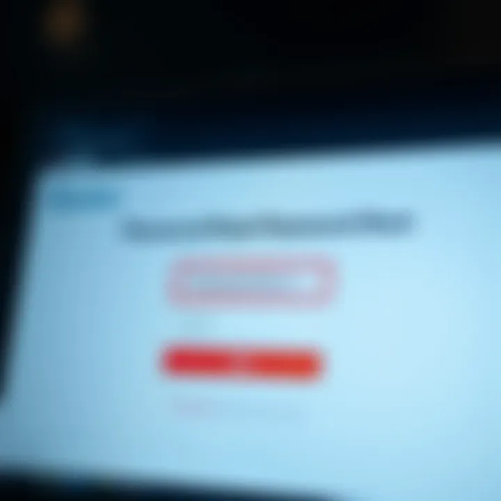 Password Reset Interface for Quotex Account Secure login screen with password reset option highlighted