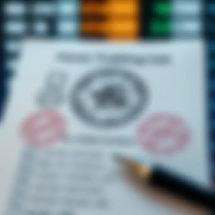 Graphic depicting a checklist with verified stamps highlighting trusted forex brokers for Indian traders