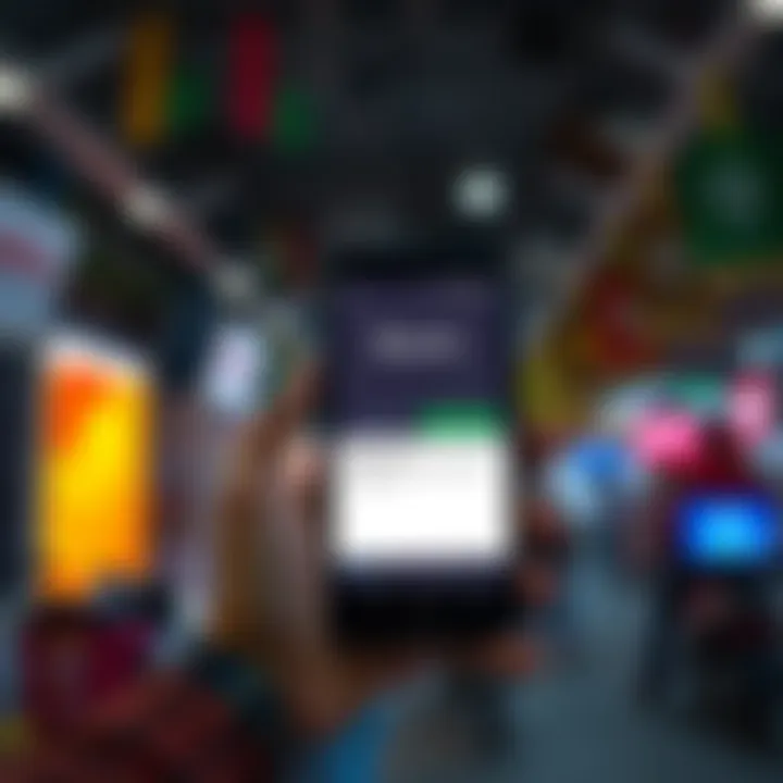 Installing Quotex App for Trading in India Mobile phone showing Quotex app installation progress on screen with Indian digital environment background