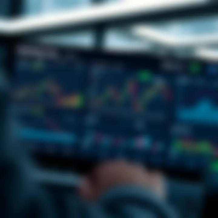 User interface showcasing the Quotex.com demo account dashboard with trading charts and tools