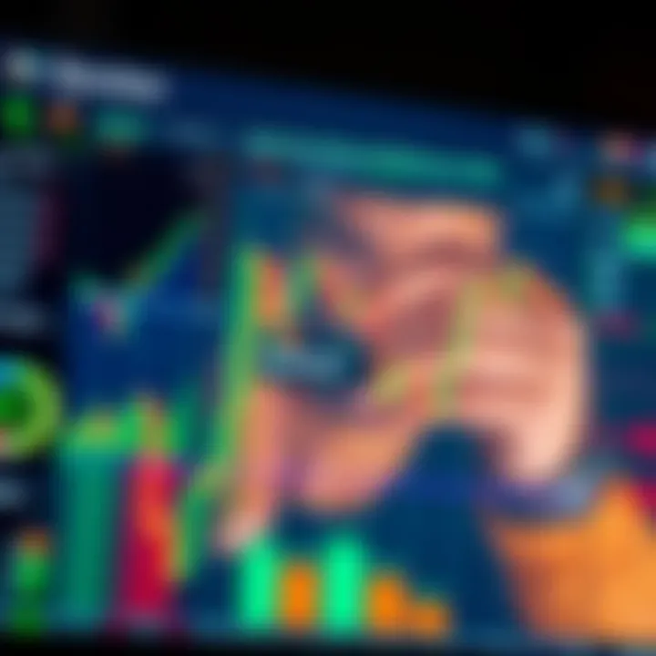 Dashboard showcasing Quotex trading platform interface with various financial charts and trading options