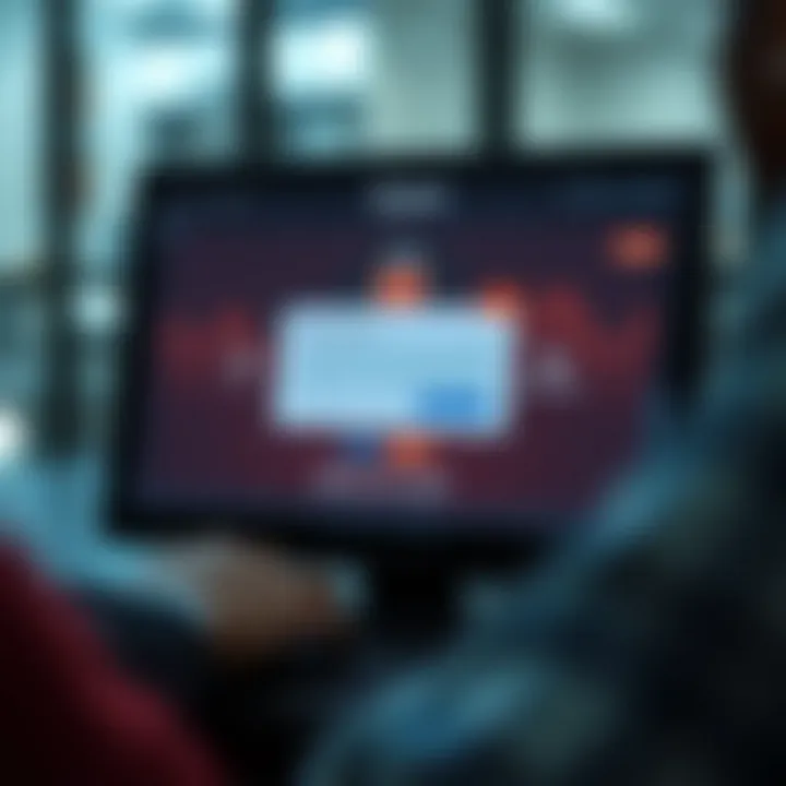 Secure login screen with verification elements representing safe account access on Quotex