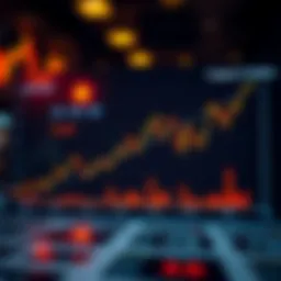 Graph illustrating the historical and projected stock performance of a major energy and telecommunications company