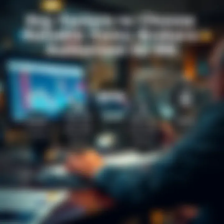 Graphic showing trusted forex broker selection criteria including security, compliance, and trading features