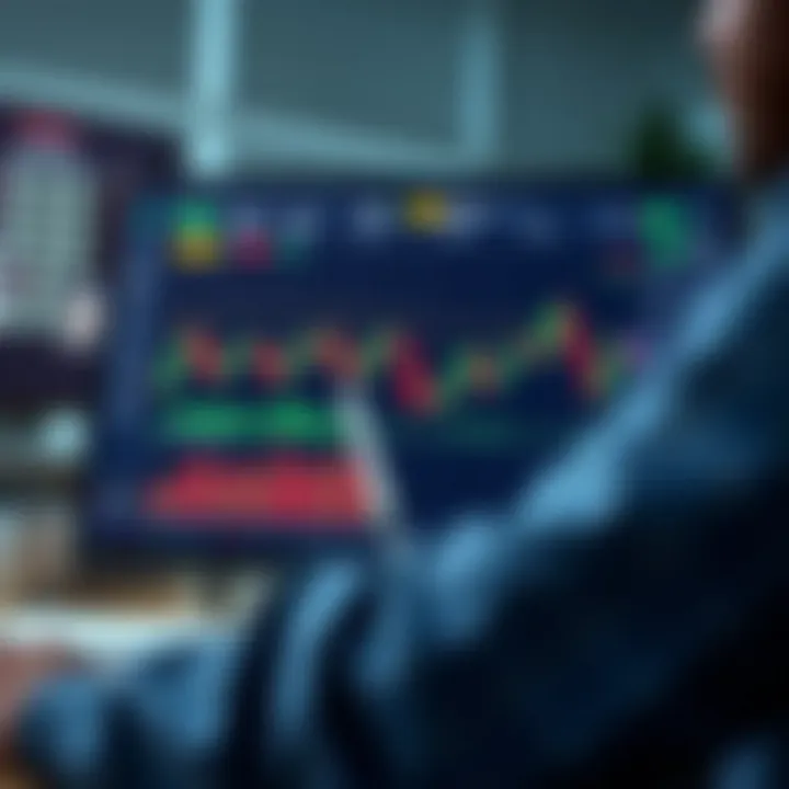 Interface of Deriv trading platform displaying live charts and real account balance
