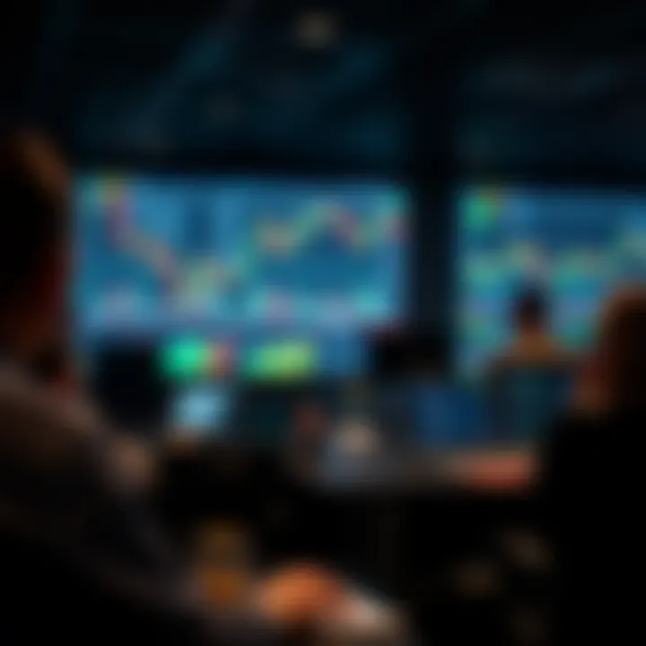 Forex Trading Contests: Competition Dynamics and Rewards Traders competing in a digital forex contest with charts and prize icons