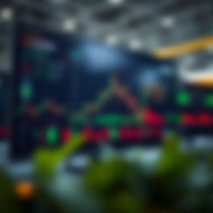 Dashboard displaying Quotex trading platform with charts and market data