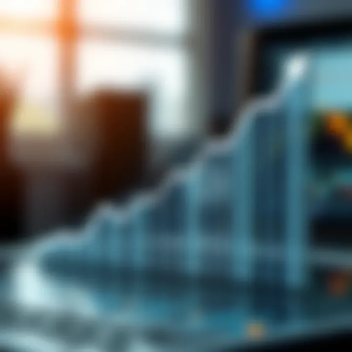 Graph showing growth of earnings through QX affiliate programs with upward trend