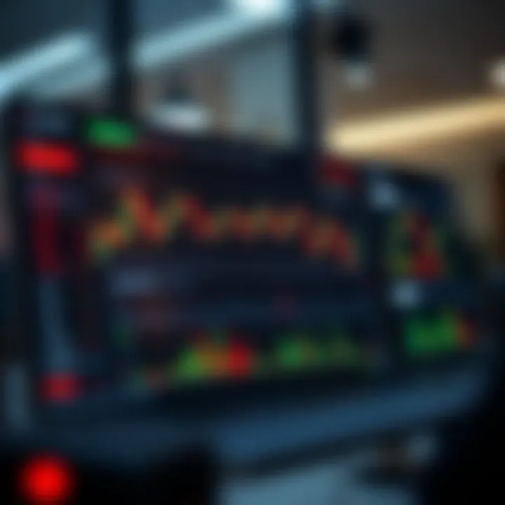 Dashboard of a real trading platform showing market trends and trading options