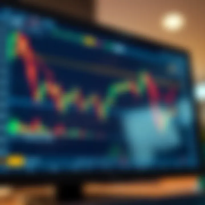 TradingView Chart Integrated with Binary.com Features Interactive TradingView chart displaying candlestick patterns and technical indicators linked with Binary.com trading signals