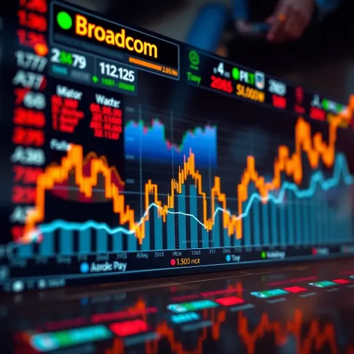Broadcom Stock Price Trends and Market Performance Overview Graph illustrating Broadcom stock price trends and market performance indicators
