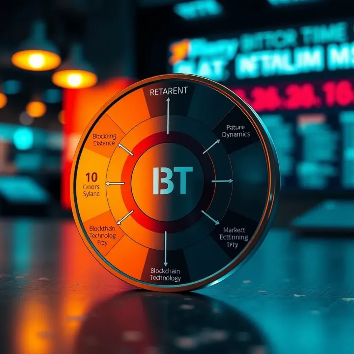Diagram illustrating factors influencing BitTorrent Token value including blockchain technology impact and market dynamics