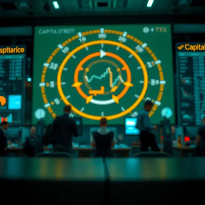 Visual representation of regulatory compliance and customer support services related to Capital Street FX for Indian traders