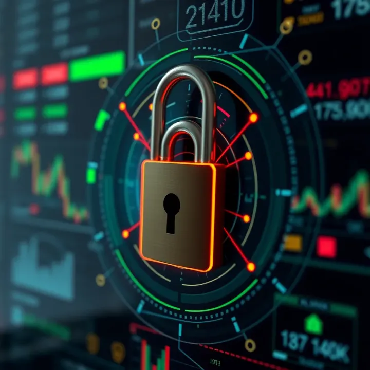 Secure digital lock symbolizing safety and regulatory compliance in trading apps