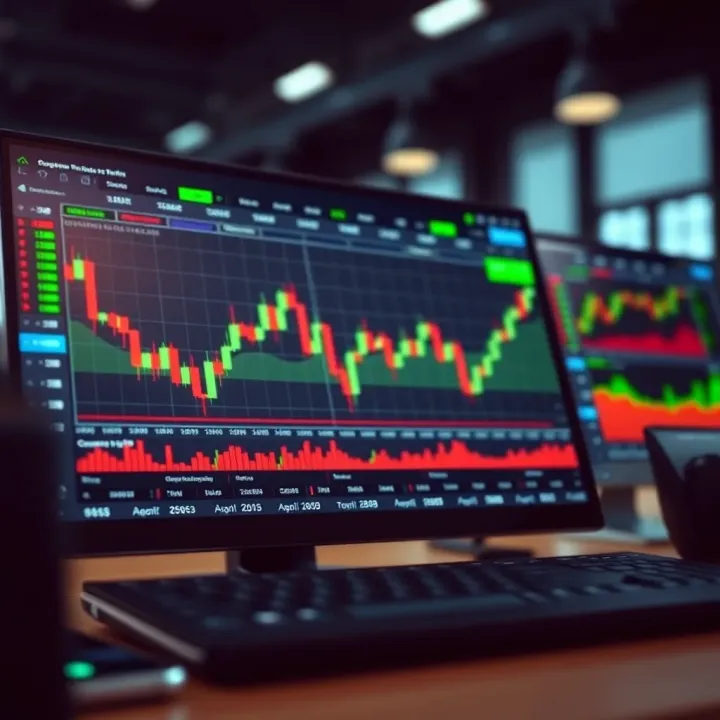 Quotex Trader Platform Overview User interface showcasing Quotex Trader's trading platform with graphs and market indicators