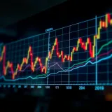 Graph showing daily fluctuations in crude oil prices with market trend lines