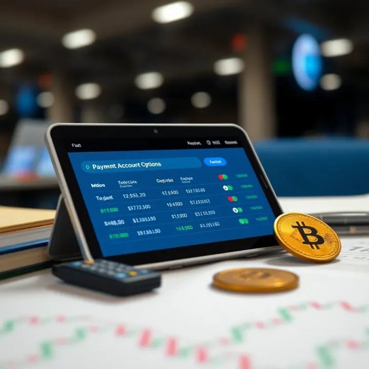 Secure payment methods and account types available on Expert Option platform for Indian traders