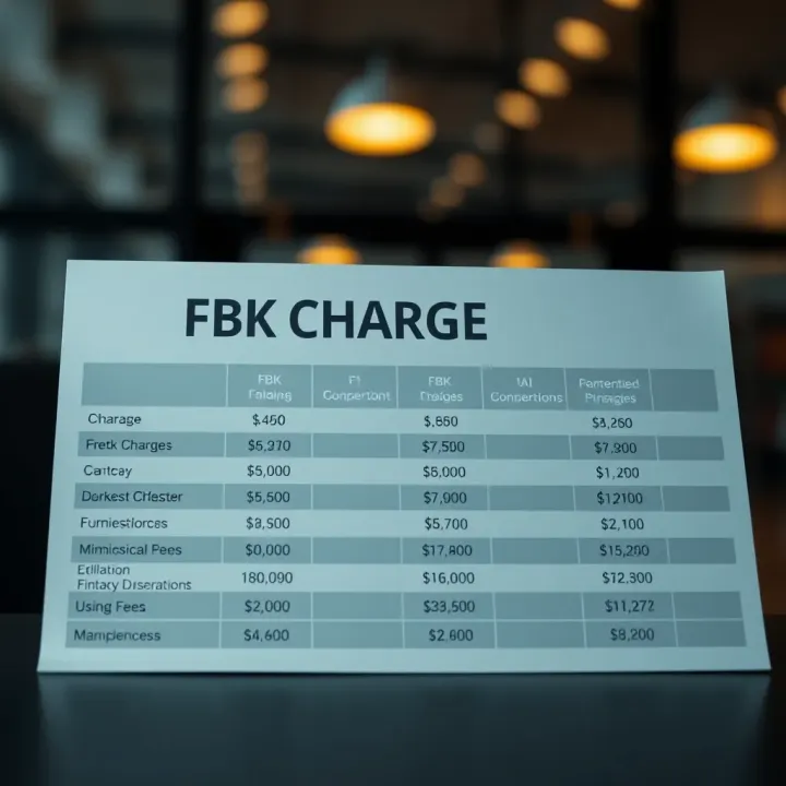 Chart comparing FBK charges with other common financial fees and tips to reduce costs