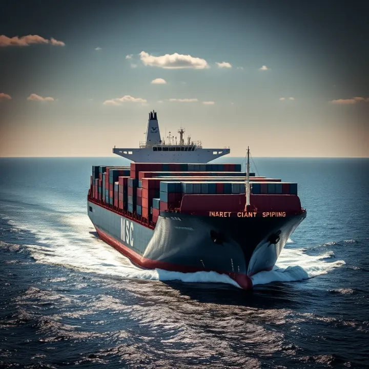 Impact of Rafaela Aponte-Diamant on Global Maritime Commerce Large cargo ship navigating open sea symbolizing global maritime trade influence