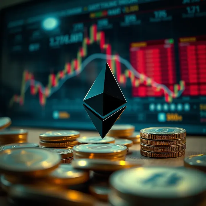 Visual representation of market factors influencing Ethereum price in the Indian financial context
