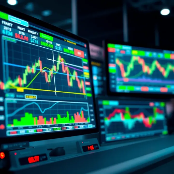 Graphical representation of trading charts and tools available within the Quotex demo environment highlighting functionality for beginners