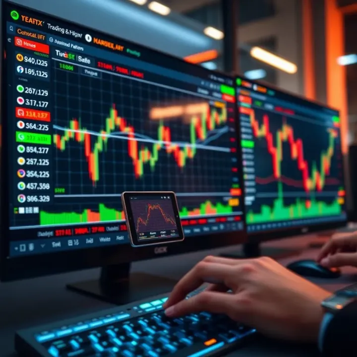User interface of QX Broker's advanced trading platform showing real-time charts and trading options