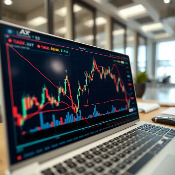 Graph showcasing trading strategies and risk management techniques for QX trading in India