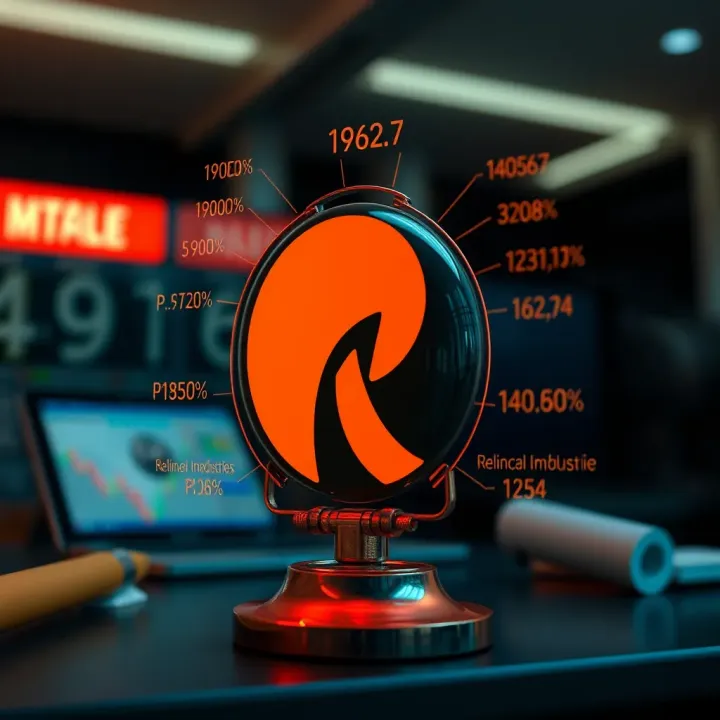 Visual representation of key factors impacting Reliance Industries' market performance