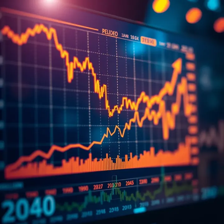 Graph illustrating the upward trend of Reliance Industries' stock value over time