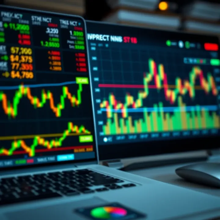 Charts and graphs illustrating forex market trends with highlighted key trading strategies