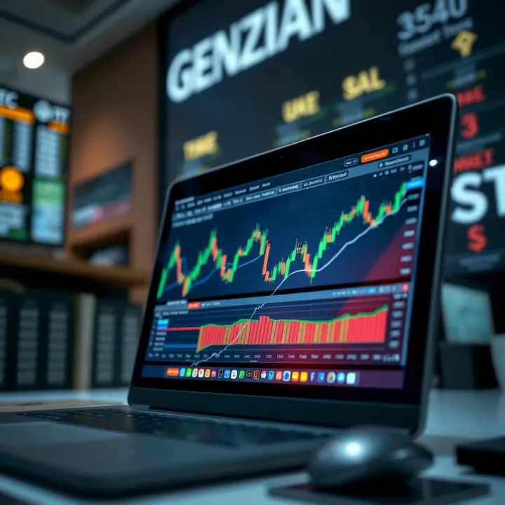Illustration of a trustworthy forex broker platform displaying secure trading and compliance features