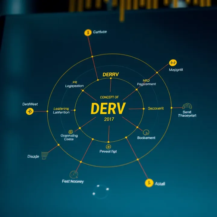 Diagram illustrating the core concepts and diverse applications of derv across various fields