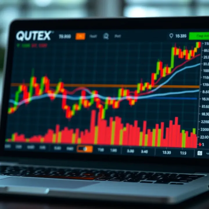 Trading Strategy Performance Visualization on Quotex Platform Graph showing trading strategy performance on digital platform