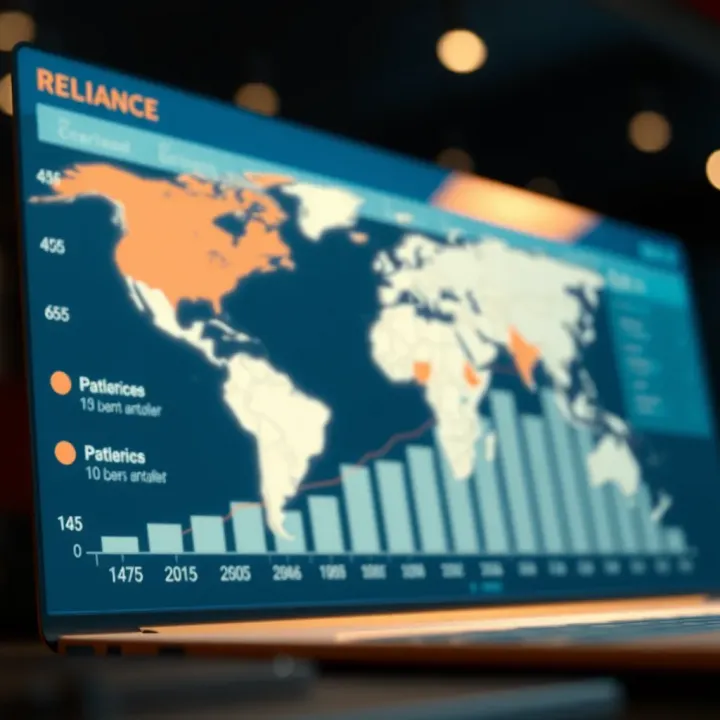 Key Influences on Reliance Industries Market Performance and Growth Potential Infographic depicting key factors influencing Reliance Industries' market performance and sector growth